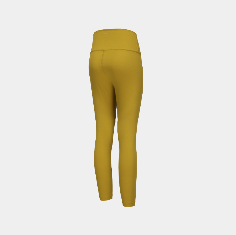 Nylon Yoga Legging-Golden Palm