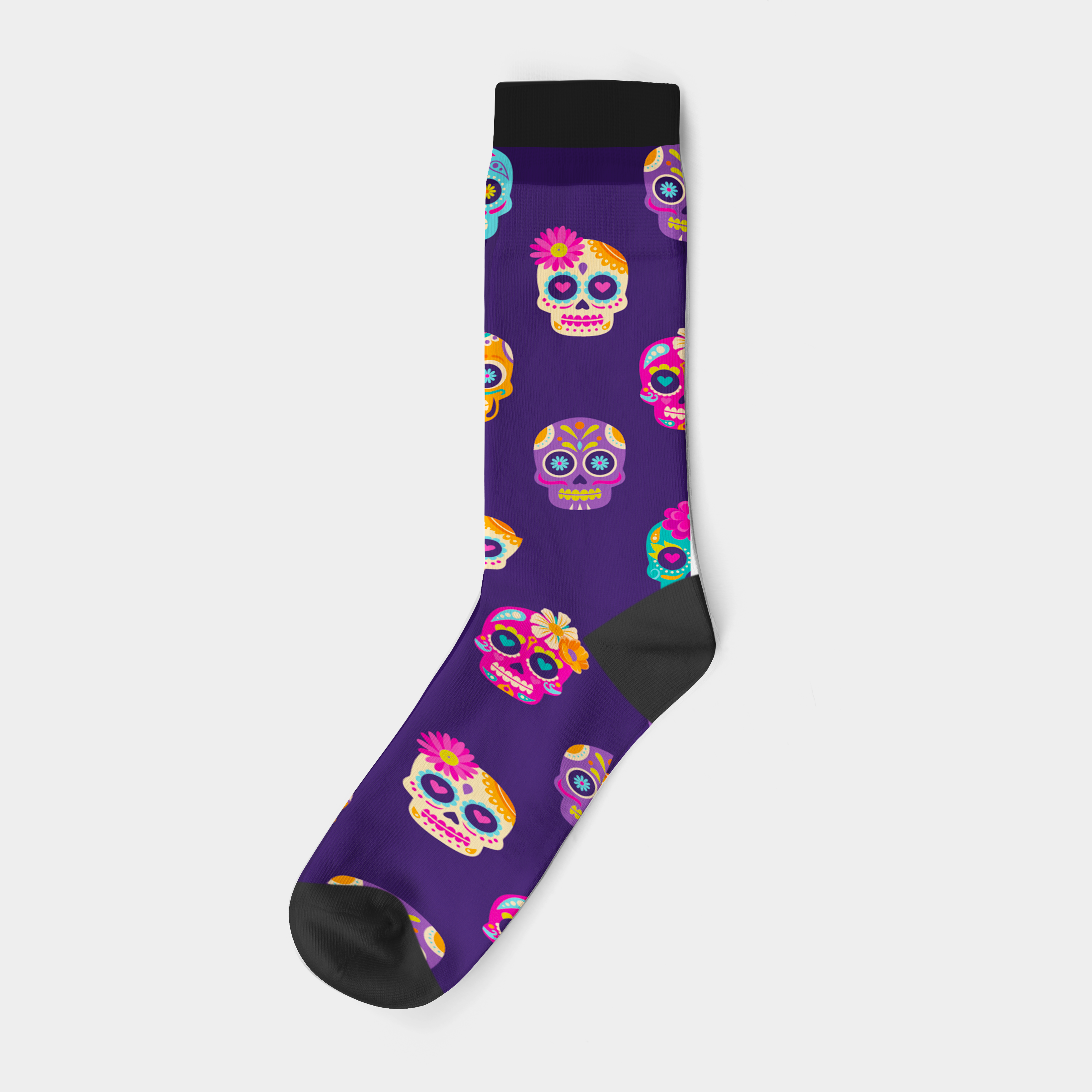 Day of the Dead Crew Sock (9")