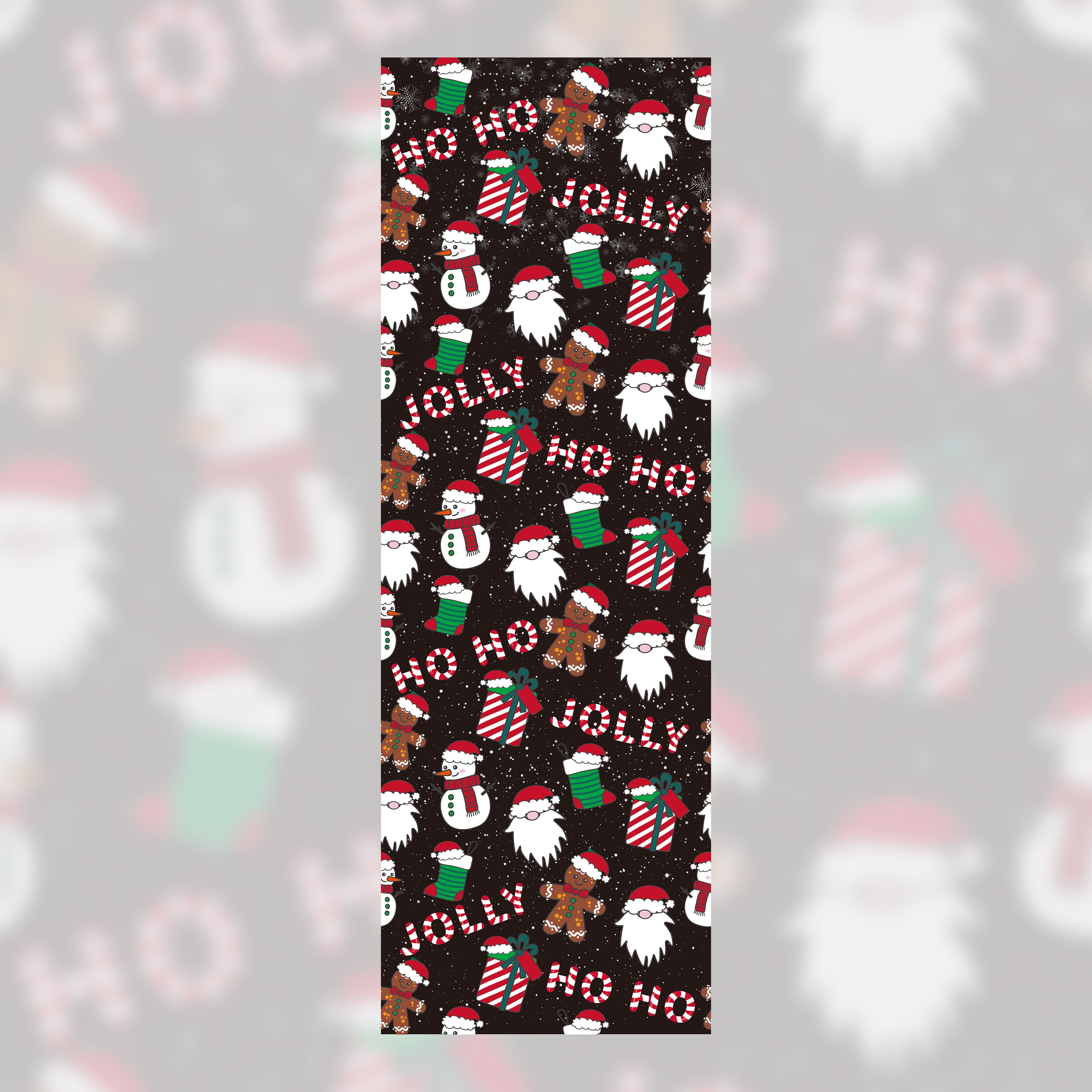 Happy Santa Hats Crew Sock (9")