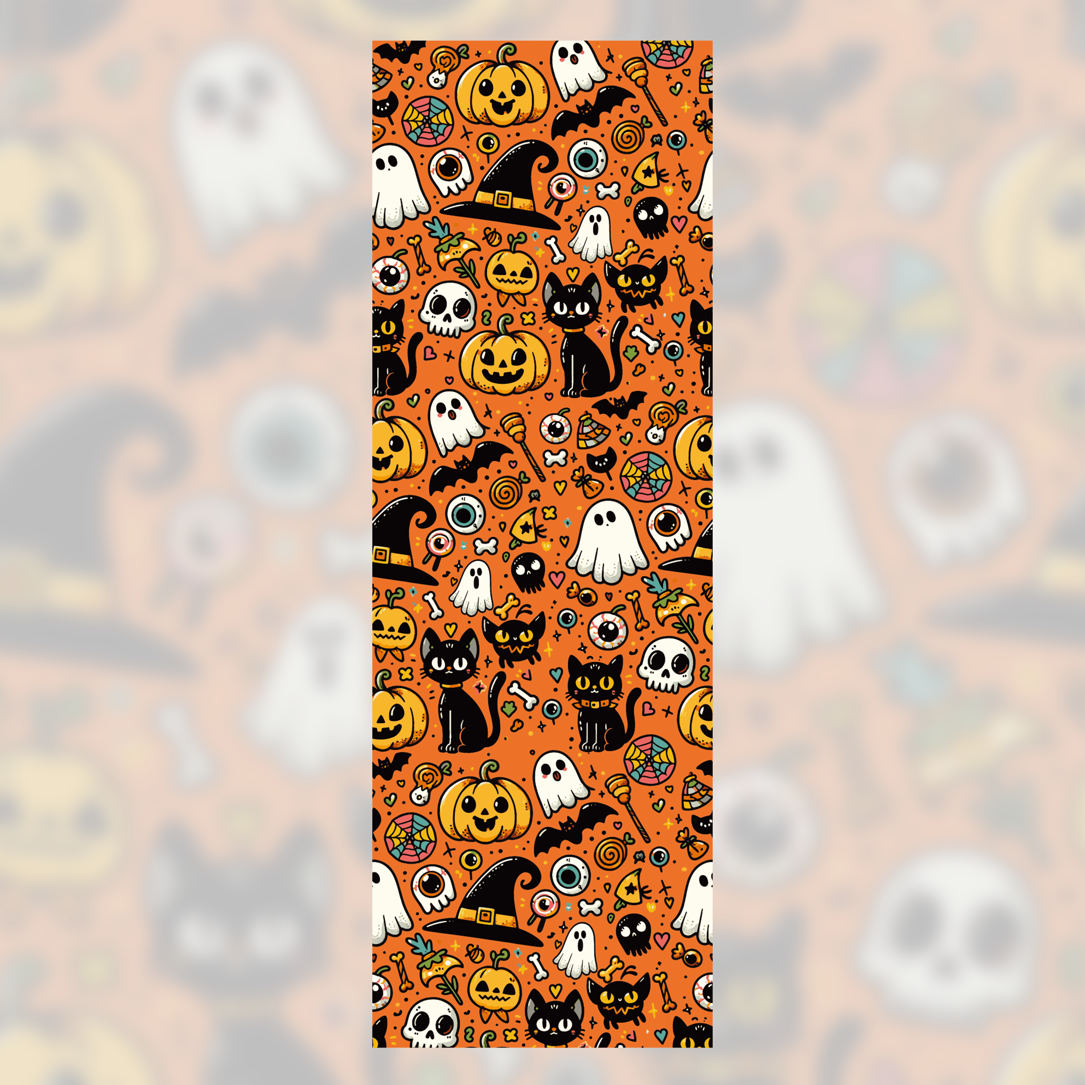 Pop Art Halloween Crew Sock (9")